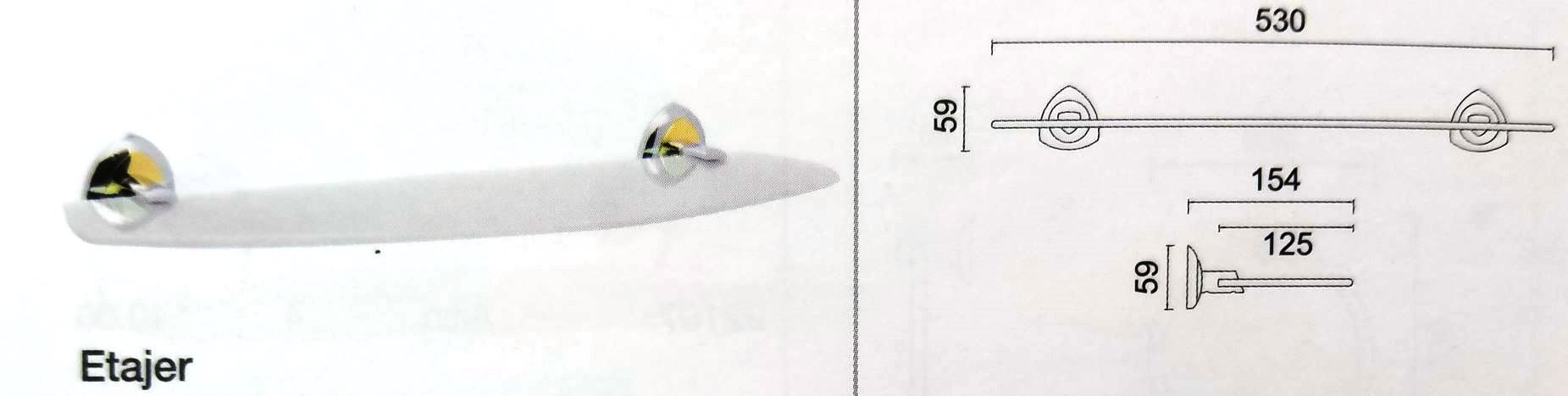 RİGA MAT KROM ETEJER