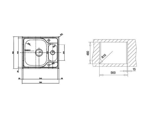 TEKA CLASSİC 1 1/2 C 580 SAĞ EVYE