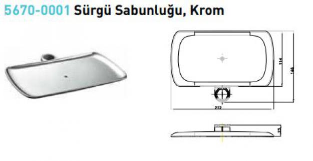 HBOC1-5670.0001 SÜRGÜ SABUNLUĞU KROM