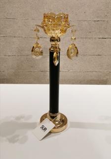 PASİFİK GOLD SİYAH TAŞLI MUMLUK 36 CM